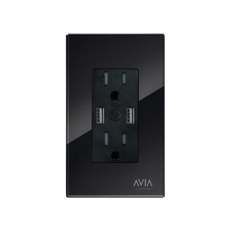 Pack 6 Placas Dúplex Smart 2 Puertos USB