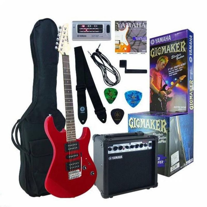 Guitarra Eléctrica Yamaha Erg121MRed Pack Todo Incluido