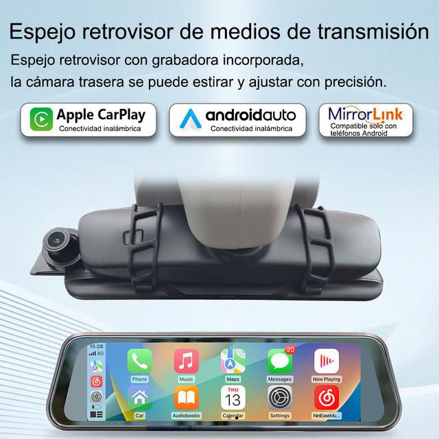Dash Camara para Auto，4K Dashcam Cámara Coche con WiFi y GPS Camara Coche，con Visión Nocturna  y WiFi，Control de App, Grabación en Bucle，HOGAWAY