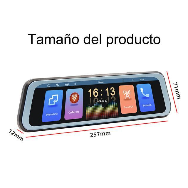 Dash Camara para Auto，4K Dashcam Cámara Coche con WiFi y GPS Camara Coche，con Visión Nocturna  y WiFi，Control de App, Grabación en Bucle，HOGAWAY