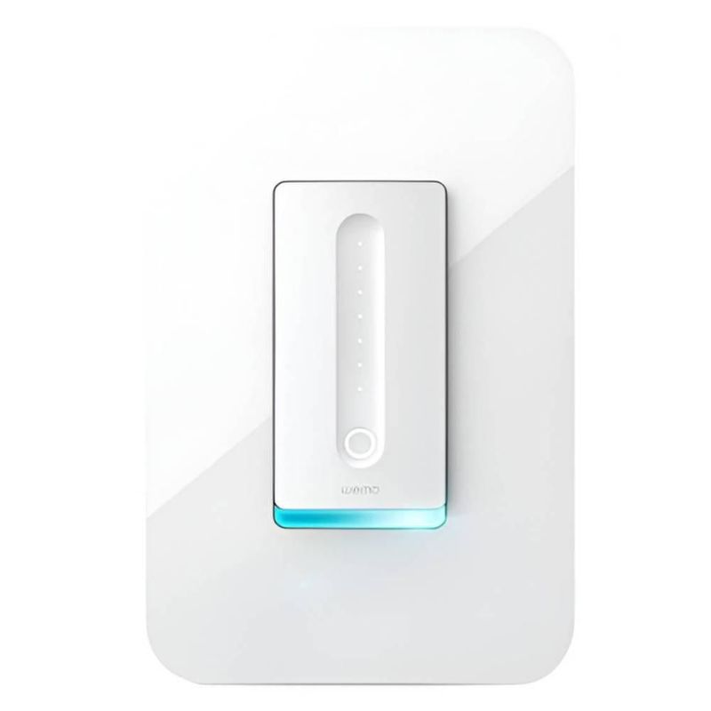 Apagador Inteligente WiFi Wemo Dimmer color blanco con indicador LED