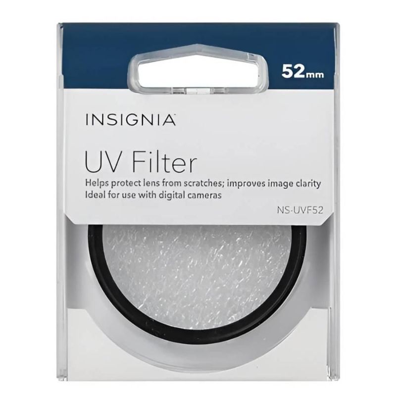 Filtro de lente polarizadora circular de 52 mm Insignia Negro
