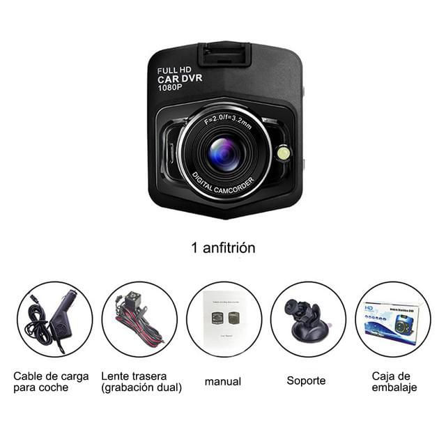 Dash Camara para Auto，4K Dashcam Cámara Coche con WiFi y GPS Camara Coche，con Visión Nocturna  y WiFi，Control de App, Grabación en Bucle，HOGAWAY