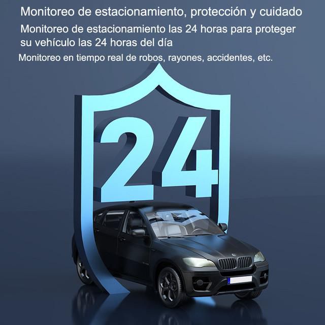 Dash Camara para Auto，4K Dashcam Cámara Coche con WiFi y GPS Camara Coche，con Visión Nocturna  y WiFi，Control de App, Grabación en Bucle，HOGAWAY