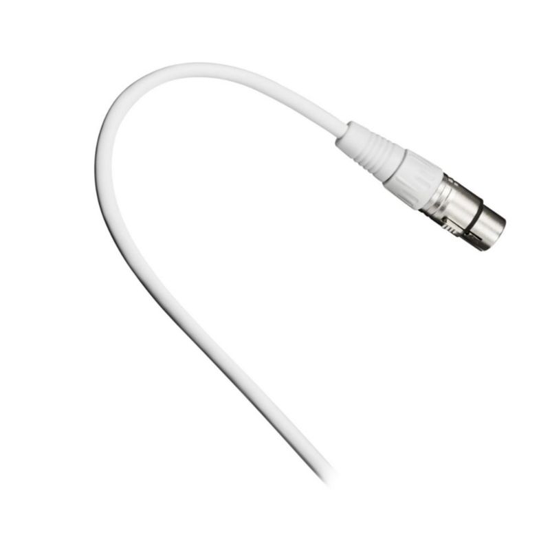 Cable de Micrófono AUDIO TECHNICA XLRF a XLRM BX3-3.0WH Blanco