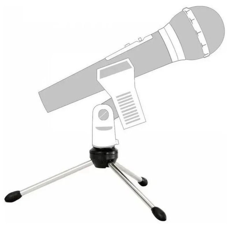 Base tripie para microfono 12cm 490-730