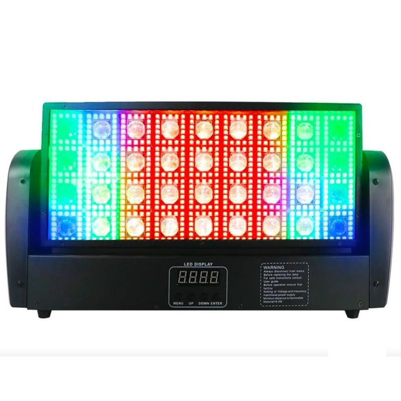 Panel estrobo beam led movil thunder screen mhscreen-363 para interiores