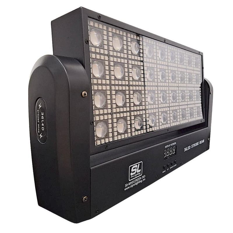 Panel estrobo beam led movil thunder screen mhscreen-363 para interiores