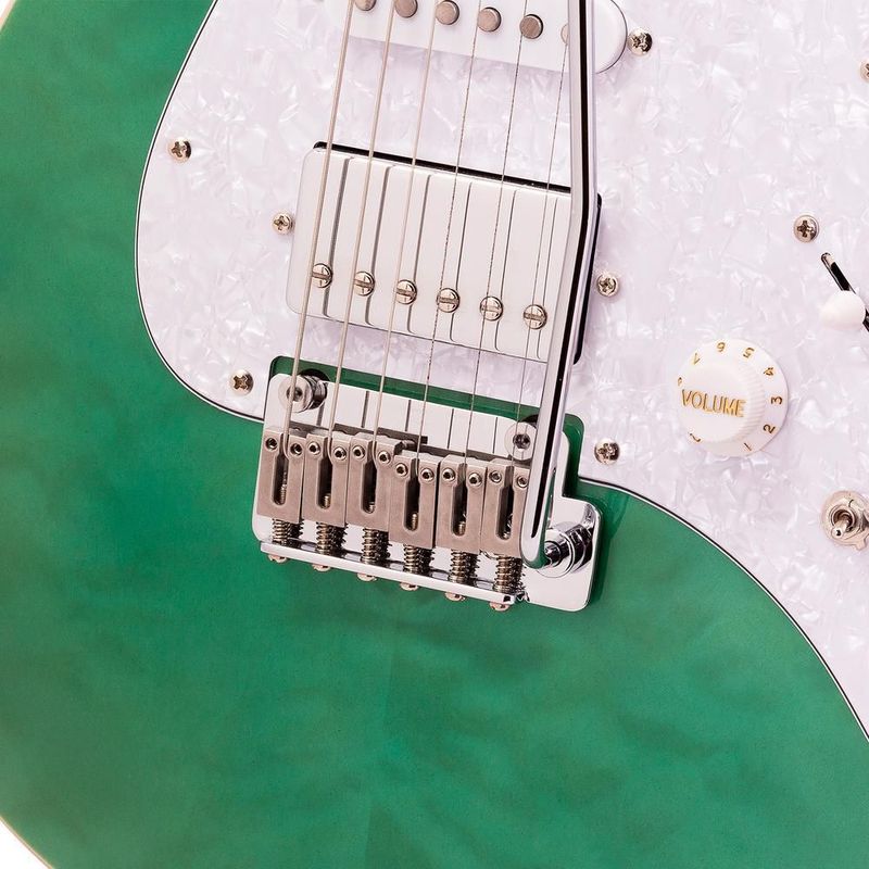 Guitarra Eléctrica Serie Unique Color Esmeralda BABILON LEGGEND-EM con Case