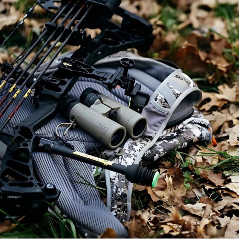 Binoculares Bushnell R3 10x42 mm Prisma Roof BaK4 Antiniebla IPX7 Alta Definición y Gran Luminosidad para Caza Naturaleza y Exterior Verde