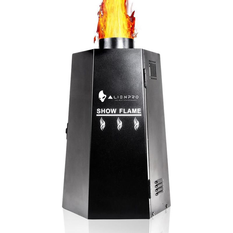 Máquina efectos disparo flama show flame 100w alienpro 12m