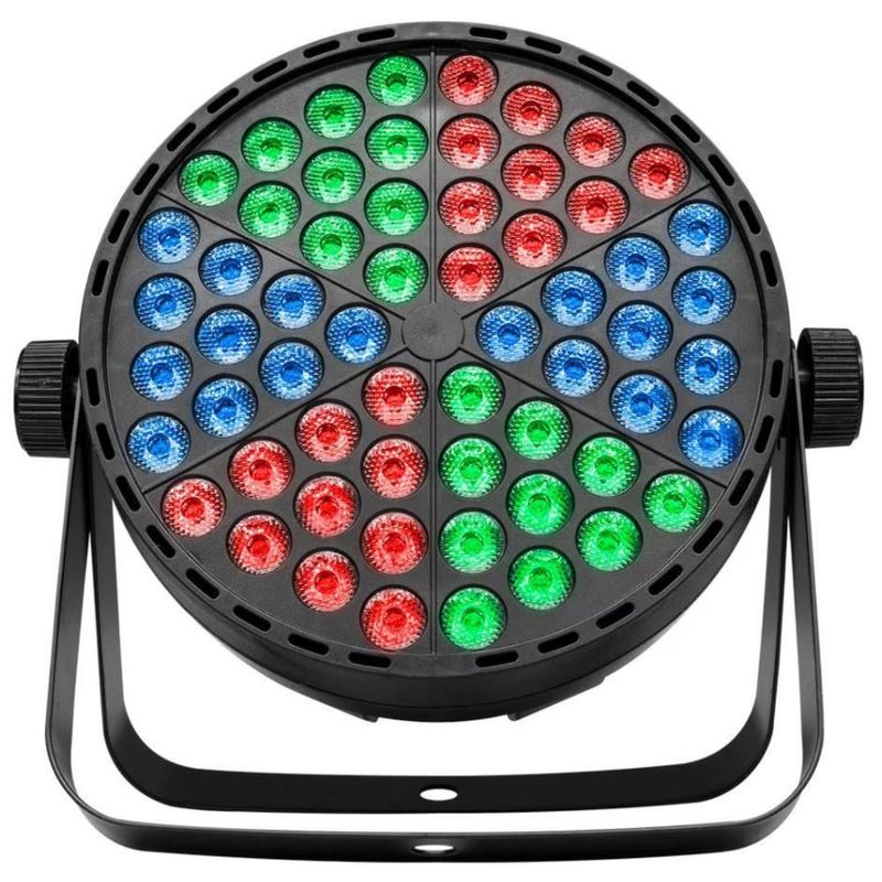 Cañón de luces led washer alienpro par 60x3 w rgb 60 leds