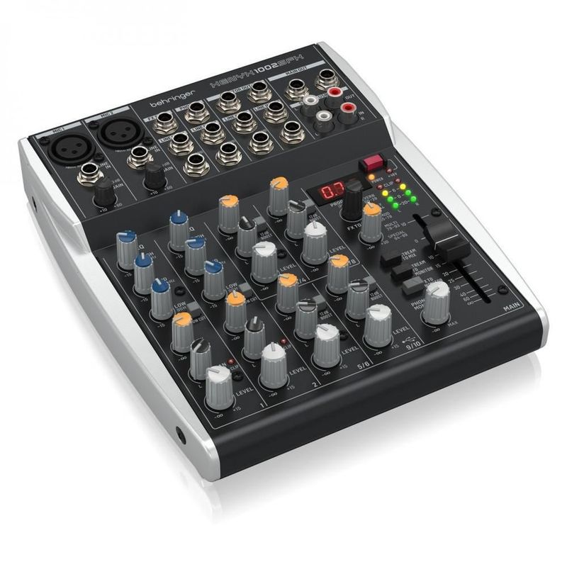 Mezcladora behringer 1002s pasiva analógico interfaz usb para streaming