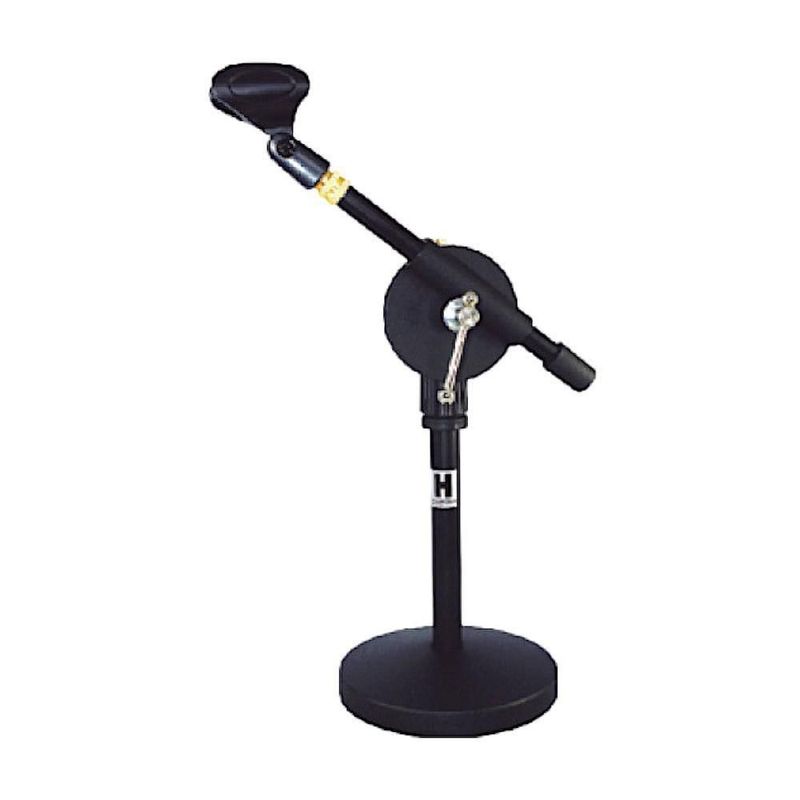 Pedestal tripie para micrófono con boom para escritorio kst-119
