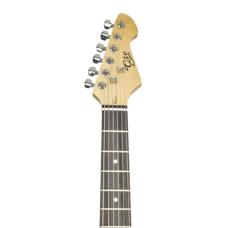 Guitarra electrica negra con blanco qte sss