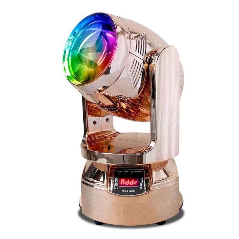 Cabeza Móvil Beam 2R-SM-GOLD Rainbow Dmx Luz Esenario Steelpro