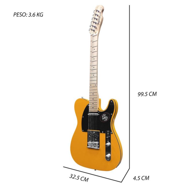 Paquete Guitarra Electrica 027-sk Jethro By STEELPRO