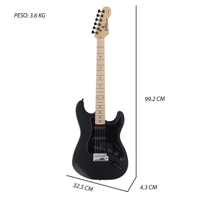 Paquete Guitarra Eléctrica 025-SK Jethro Steelpro