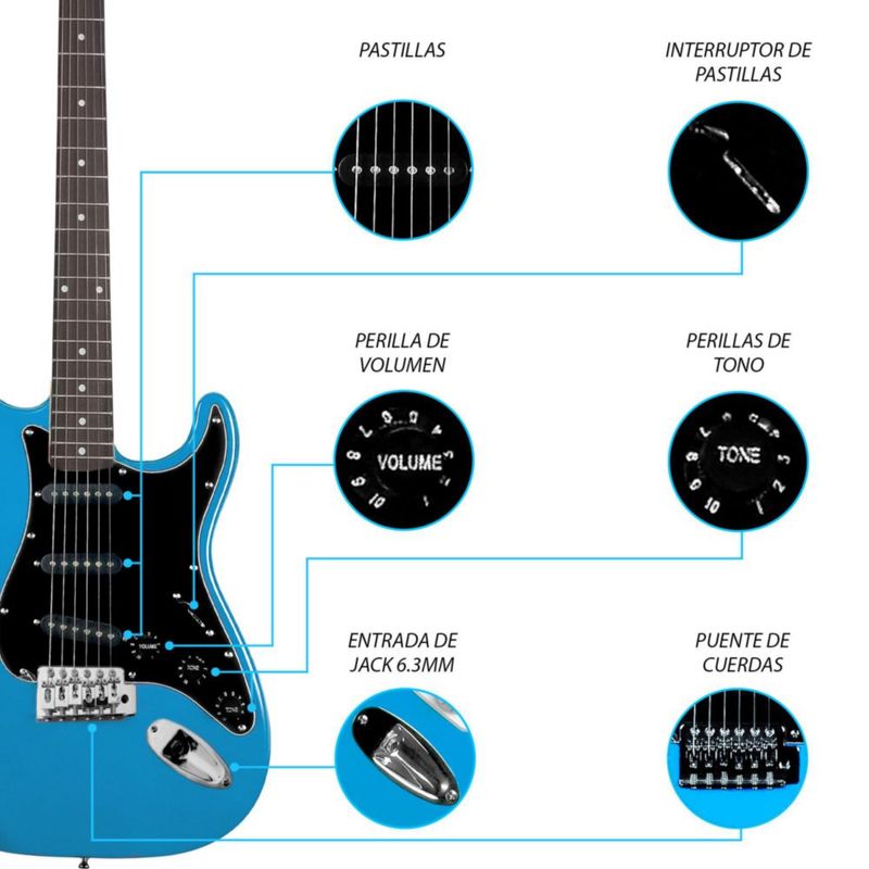 Guitarra Eléctrica 031-SK Jethro STEELPRO