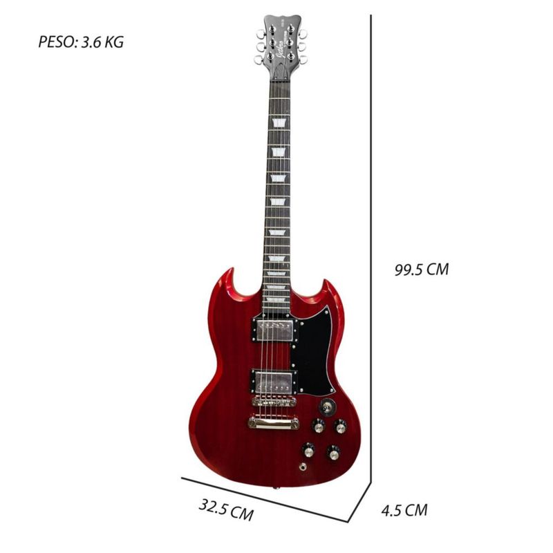 Paquete Guitarra Electrica 050-SK Jethro STEELPRO