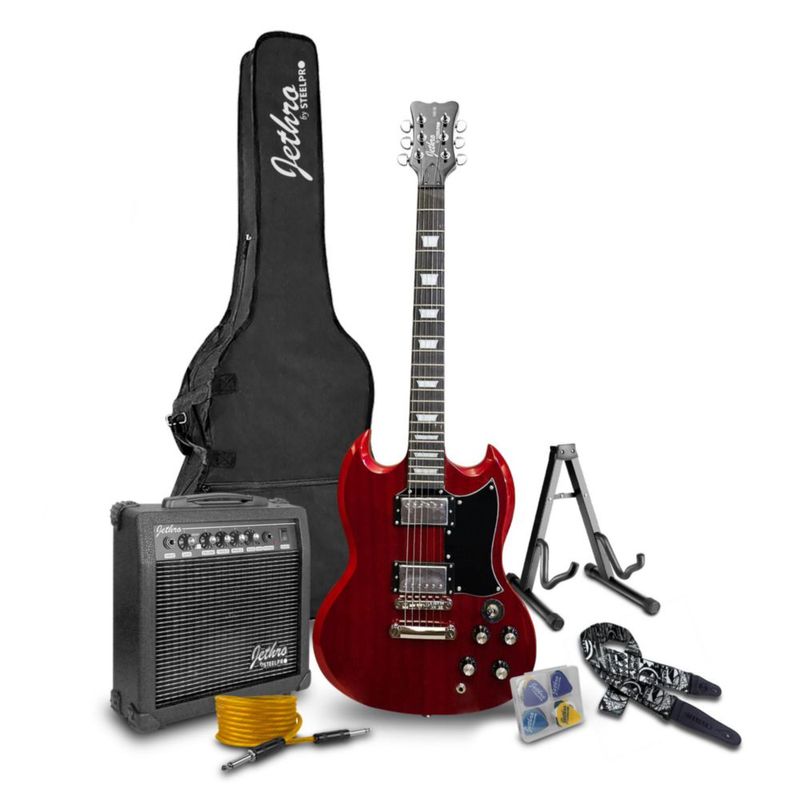 Paquete Guitarra Electrica 050-SK Jethro STEELPRO