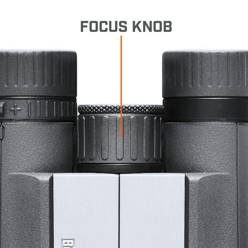 Binoculares Bushnell PowerView 2 8x42 mm Prisma Roof BK7 Alta Luminosidad Chasis de Aluminio para Naturaleza Senderismo y Viajes Negro
