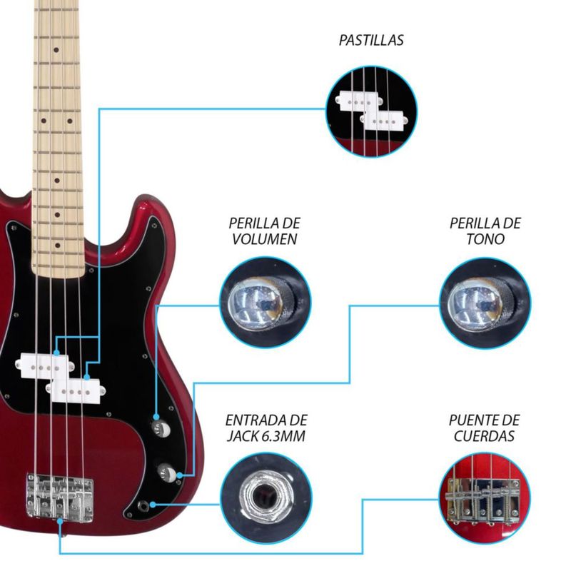 Paquete Bajo Electrico 502-SK Jethro