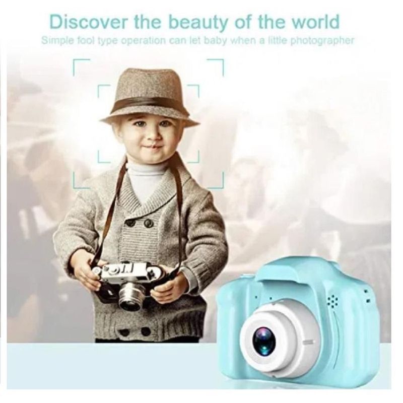 Camara Digital Niños Uso Rudo Azul