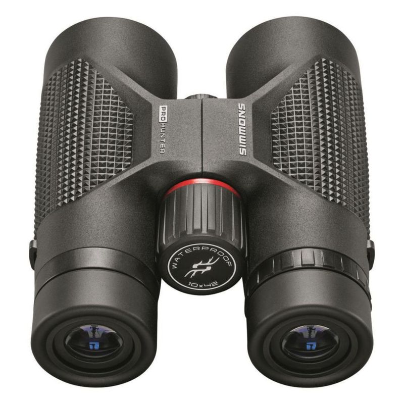 Binoculares Simmons Pro Hunter 10x42 mm Prisma Roof BK7 Lentes Multicapa para Cacería y Fauna Negro
