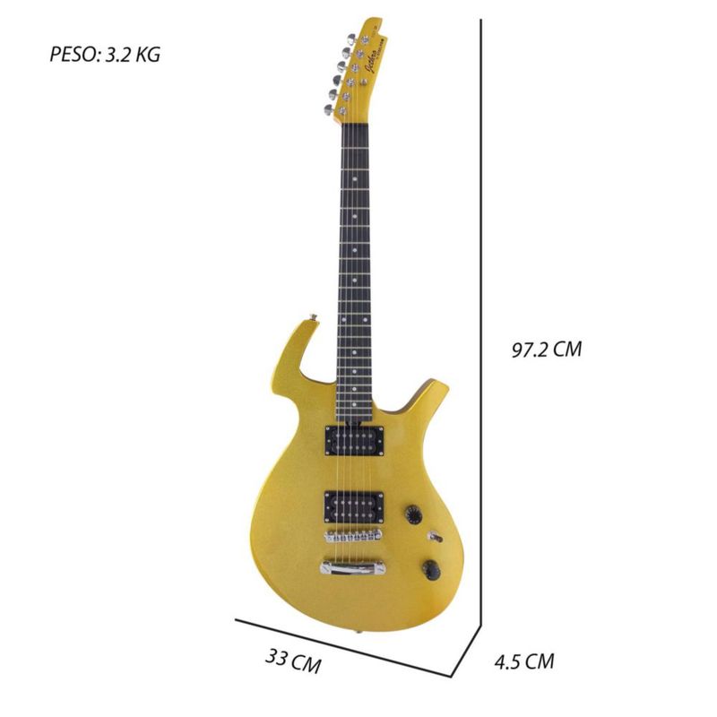 Paquete Guitarra Electrica 037-SK Jethro STEELPRO