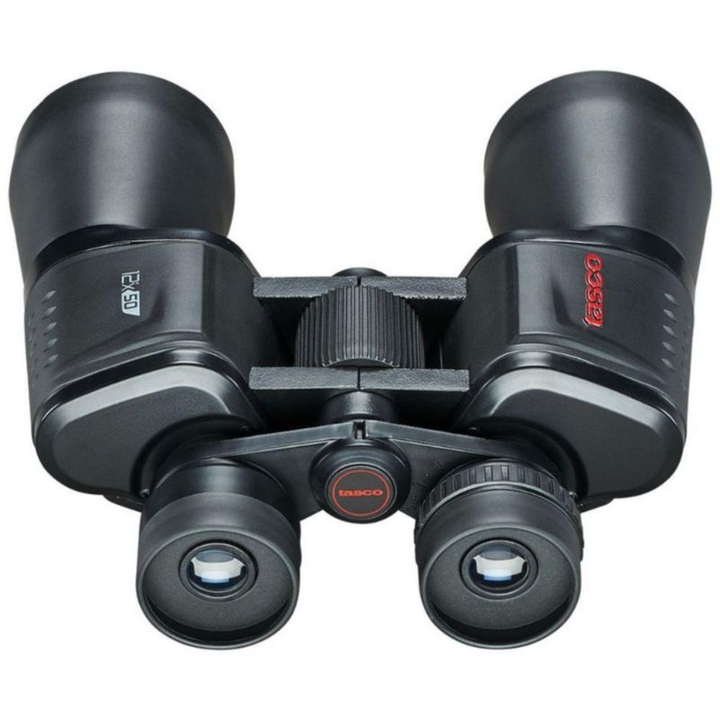 Binoculares Tasco Essentials 12x50 mm Prisma Porro BK7 Multicapa Gran Alcance para Observación de Fauna y Paisajes Negro
