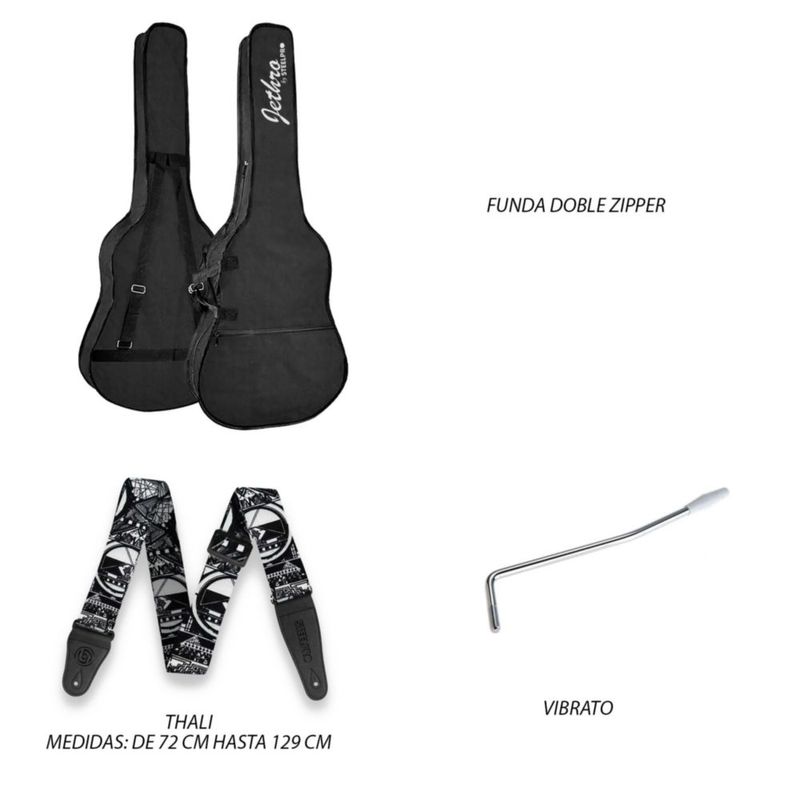 Paquete Guitarra Electrica 019-SK Jethro By STEELPRO