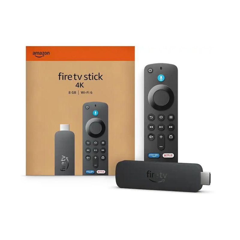 Amazon Fire TV Stick 4K (Nuevo Modelo) – Streaming 4K UHD, Wi-Fi 6, Control por Voz Alexa, HDR10+, Dolby Vision
