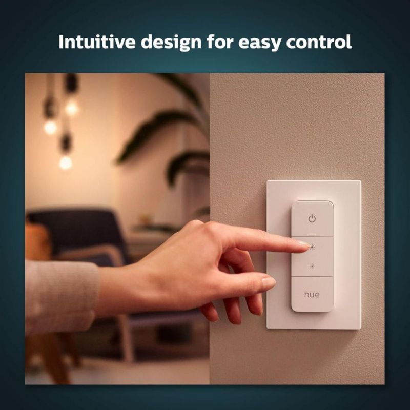 Interruptor regulador inteligente Philips Hue White paquete de 1 con control remoto