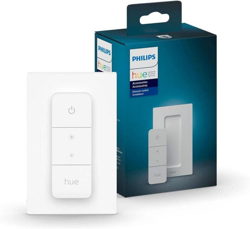 Interruptor regulador inteligente Philips Hue White paquete de 1 con control remoto