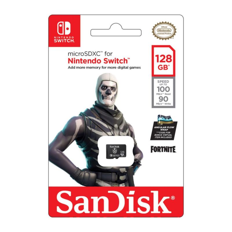 Tarjeta de memoria SanDisk 128GB microSDXC para Nintendo Switch