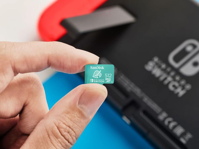 Tarjeta microSDXC SanDisk 512GB con licencia para Nintendo Switch