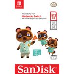 Tarjeta microSDXC SanDisk 512GB con licencia para Nintendo Switch