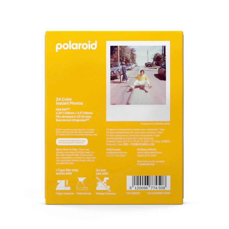 Película Polaroid Color I-Type paquete triple 24 fotos