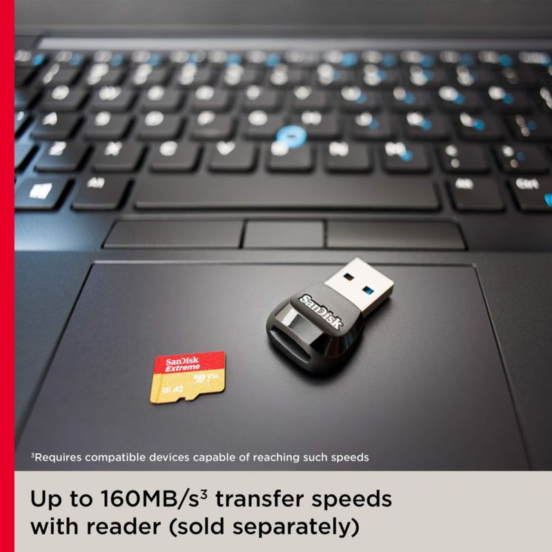 Tarjeta de memoria SanDisk Extreme microSDXC UHS-I de 1 TB con adaptador