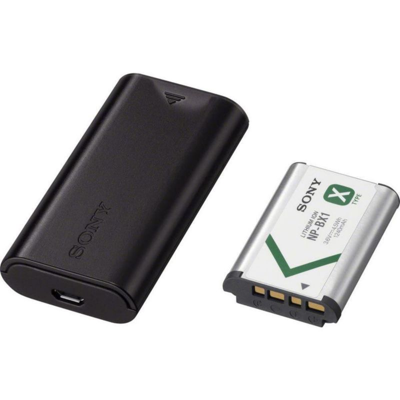 Kit de cargador DC de viaje Sony ACCTRDCX para NP-BX1 negro