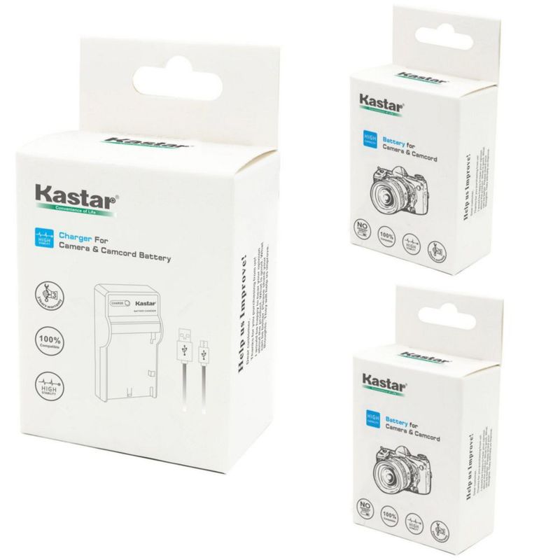 Cargador de baterías Kastar para NB-4L NB4L ELPH 100 300 310 330