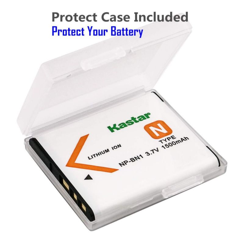 Cargador de batería de repuesto Kastar para Sony NP-BN1