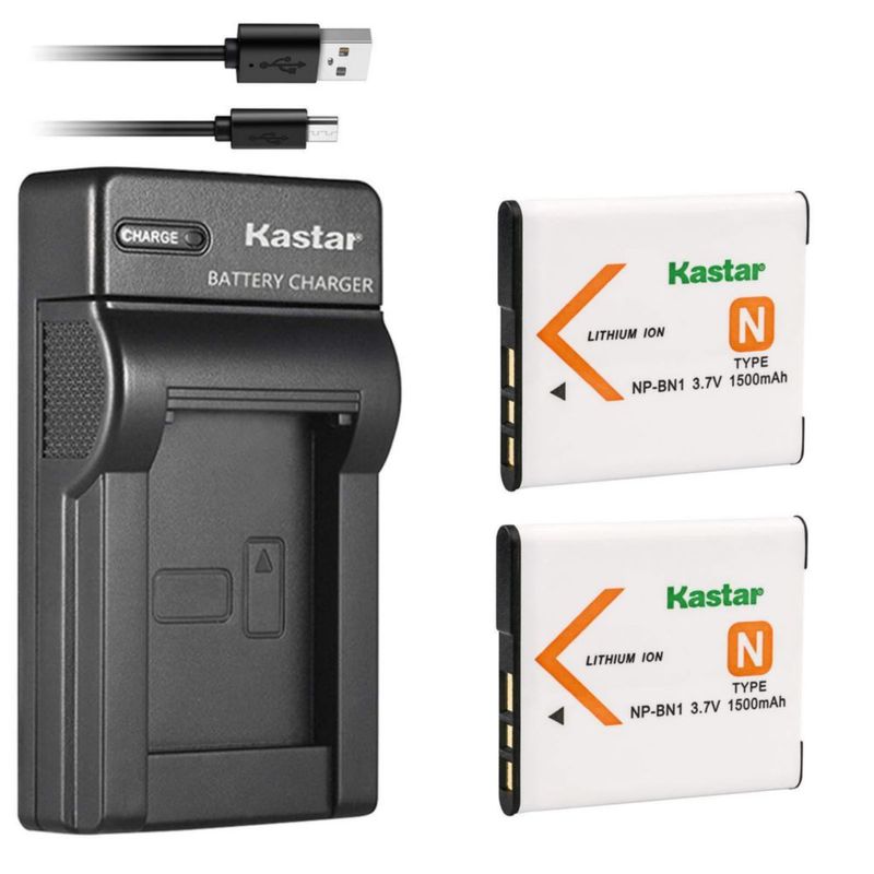 Cargador de batería de repuesto Kastar para Sony NP-BN1