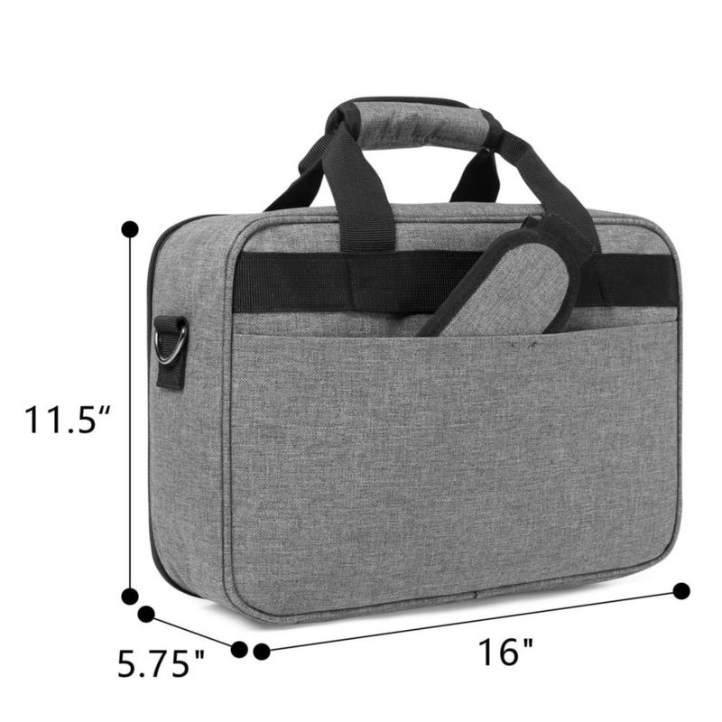 Funda para proyector Luxja con funda protectora para portátil color gris