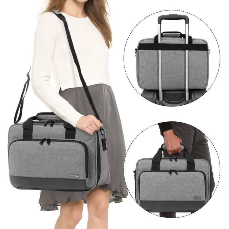 Funda para proyector Luxja con funda protectora para portátil color gris