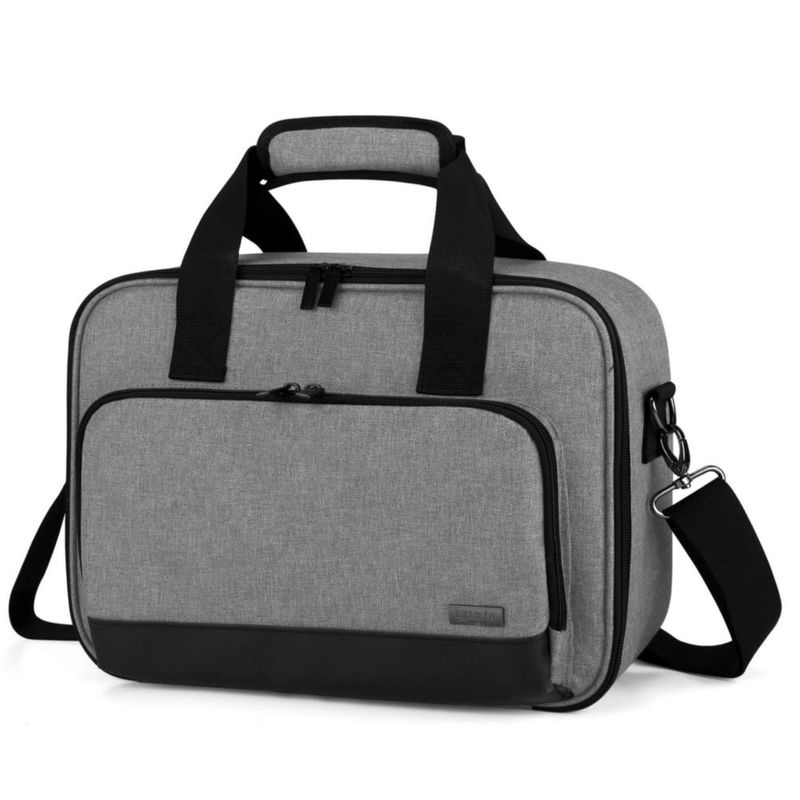 Funda para proyector Luxja con funda protectora para portátil color gris