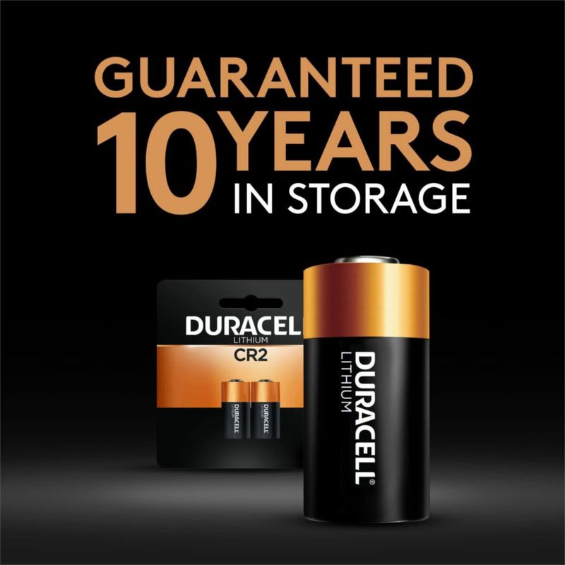 Batería de litio Duracell CR2 de 3 V paquete de 2 unidades alta potencia