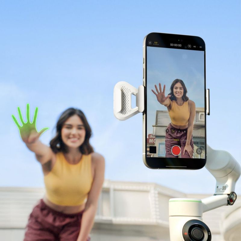 Rastreador de IA Gimbal Insta360 Flow 2 Pro para smartphone