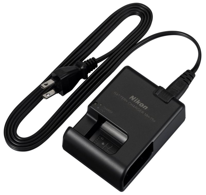 Cargador de batería Nikon MH-25a para EN-EL15 de iones de litio